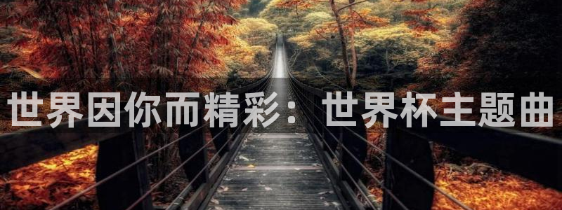 2026世界杯中国队：世界因你而精彩：世界杯主题曲