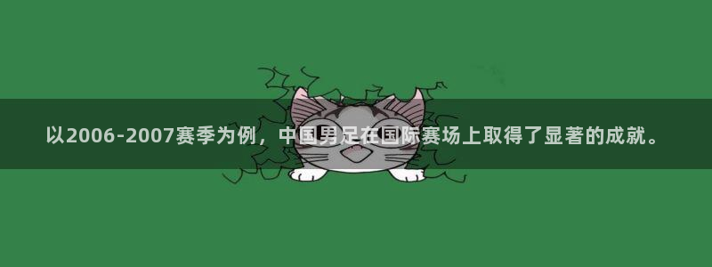 世界杯亚洲区预选赛：以2006-2007赛季为例，中国男足在国际赛场上取得了显著的成就。