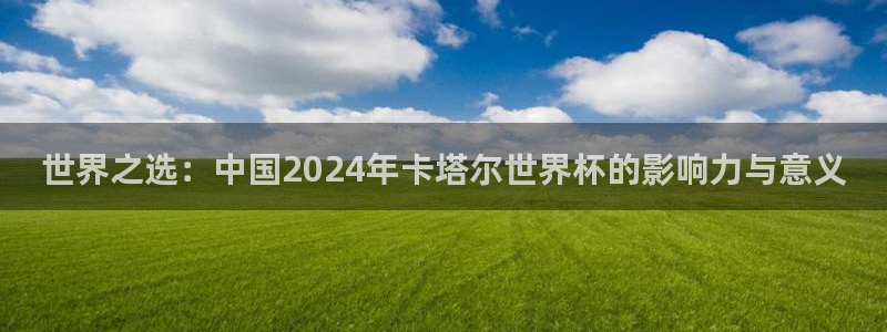 世界杯在线直播：世界之选：中国2024年卡塔尔世界杯的影响力与意义